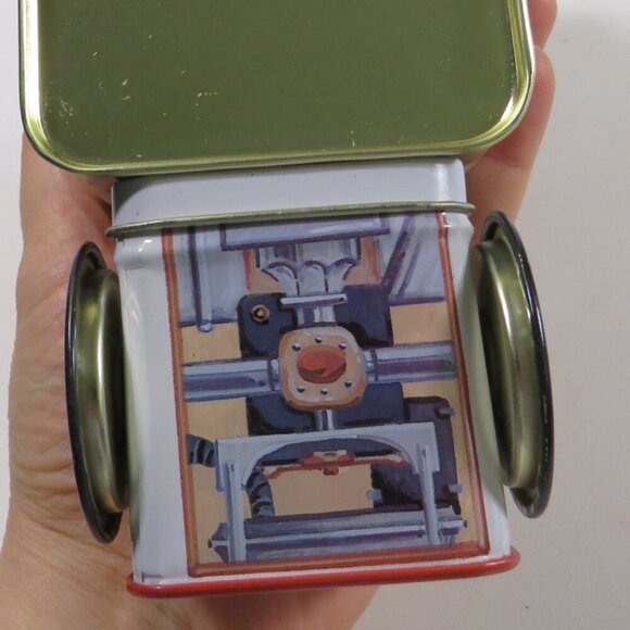 Snow Cone Food Truck Metal Tin ROLLING WHEELS Like New Blizzard Buster - Picture 8 of 11